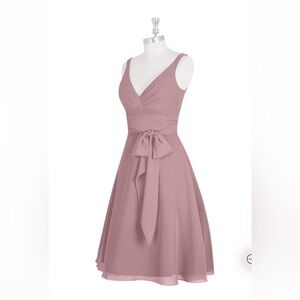 Azazie Diana bridesmaid dress, dusty rose, size A2